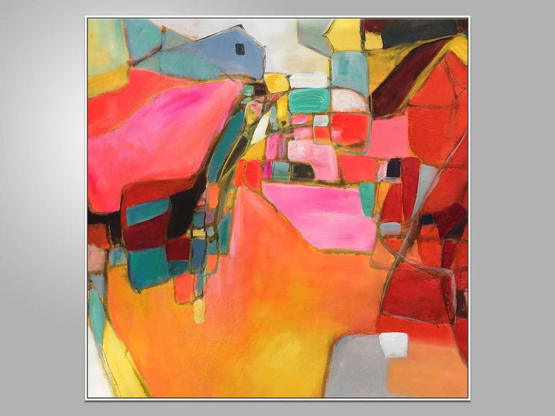 Oil Painting Abstract Painting Abstract Contemporary Painting Large Canvas Painting Abstract Canvas Painting Abstract Art31in,No Frame