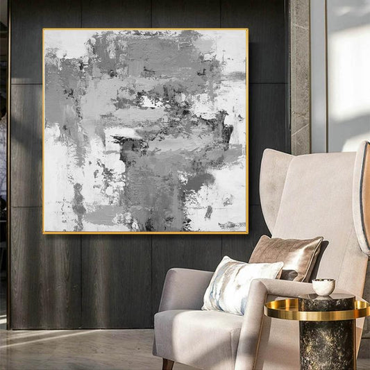 Oversized Wall Art Abstract Painting Modern Art Large Canvas Painting Extra Wall Painting Office Decor Living Room Decoration31in,No Frame