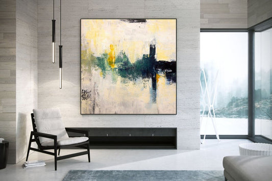 Modern Wall Art Painting On Canvas Apartment Decor Living Room Wall Art Extra Large Wall Art Abstract Painting Artwork31in,No Frame