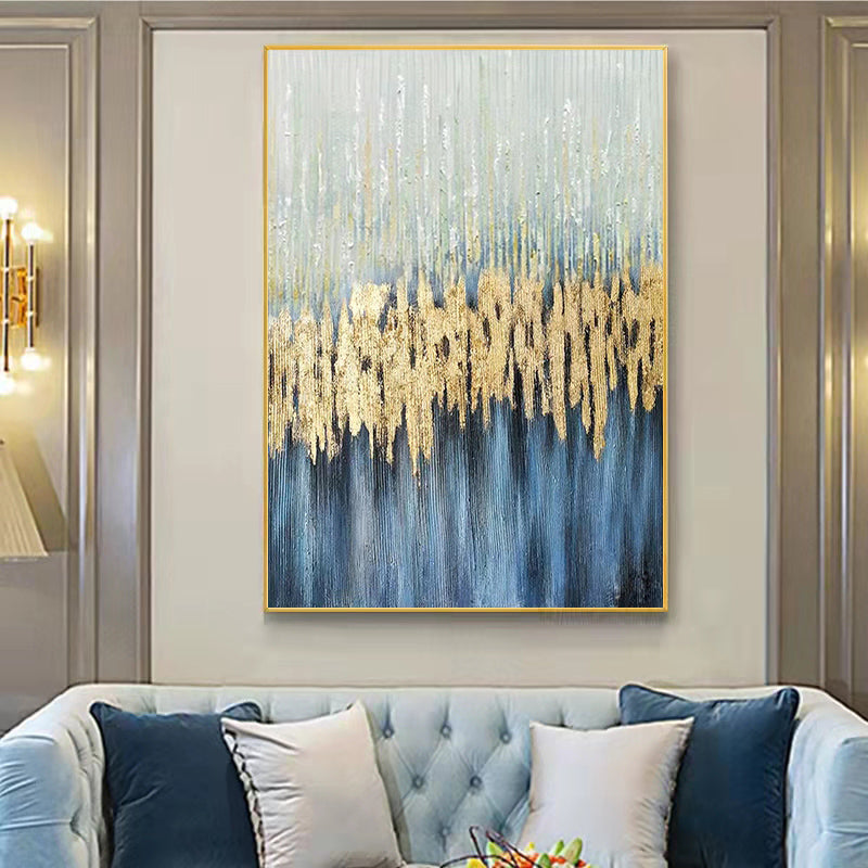 Black White Abstract Hand painted Oil Painting Living Room Aisle Decoration Painting Sofa Background Wall Hanging,31inx47in,No Frame