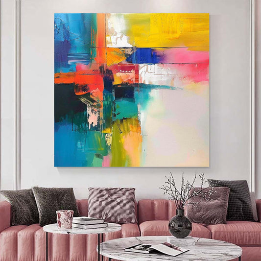 Original creation Abstract Hand painted Oil Painting Canvas Wall Art For Home Living Room Unframed/Rolled #010