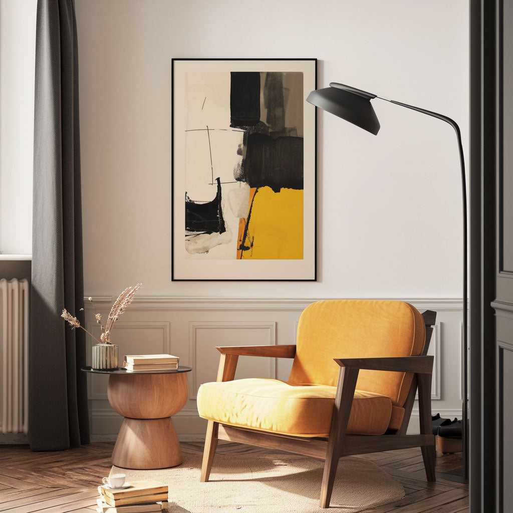 Minimalism Abstract Handmade Oil Painting Modern Home Living Room Decoration Painting,27inx54in,No Frame